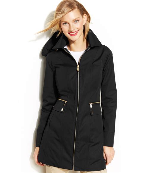 michael kors stretch blazer|michael kors ladies raincoats.